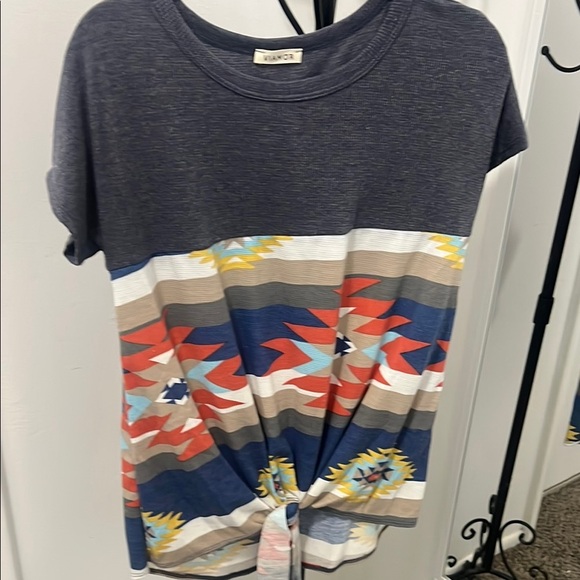 Viator Women's Multicolor Patterned Blouse - Picture 1 of 6